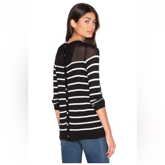 John + Jenn by Line, Calida Stripe Sweater in Day and Night - Picture 1 of 14